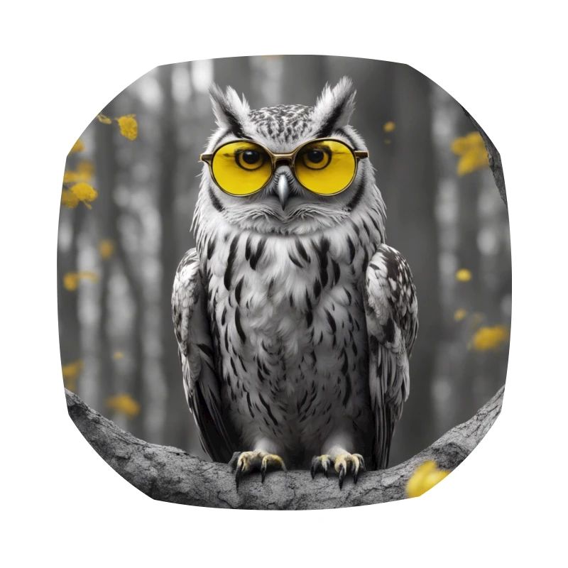 Coole Eule sieht alles