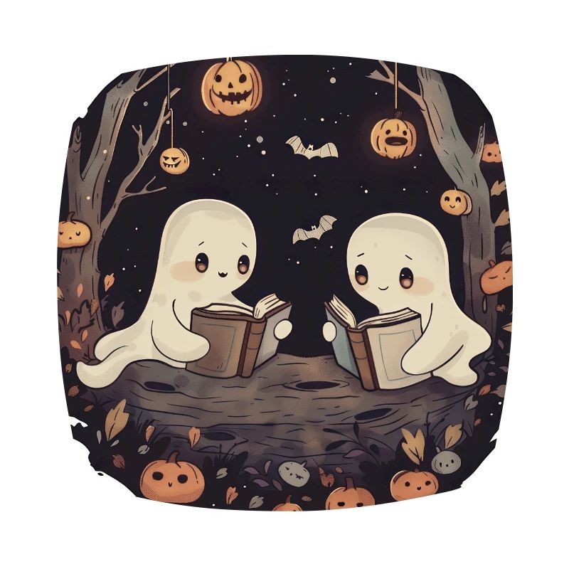 Ghosts, Reading, Book, Library, Halloween