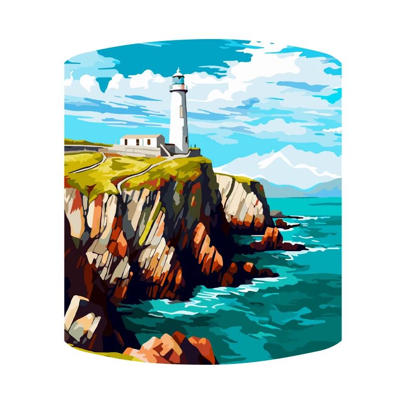 South Stack Cliffs Anglesey Vintage Reiseposter