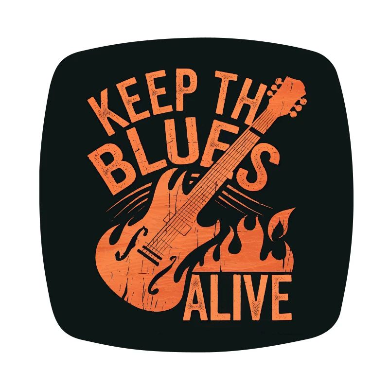 Button Der Blues lebt Keep the Blues alive