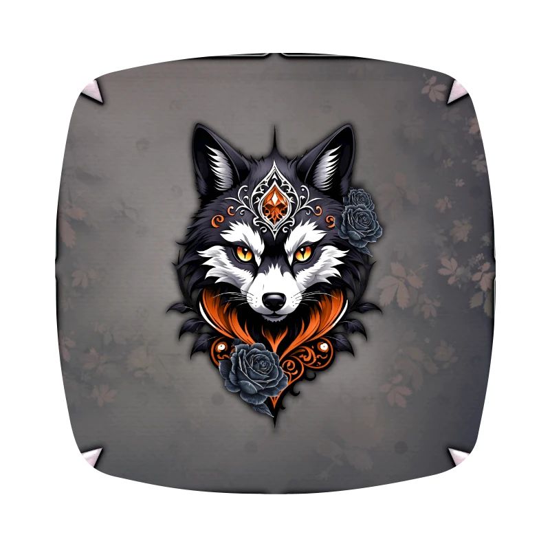 Majestic wolf's head,