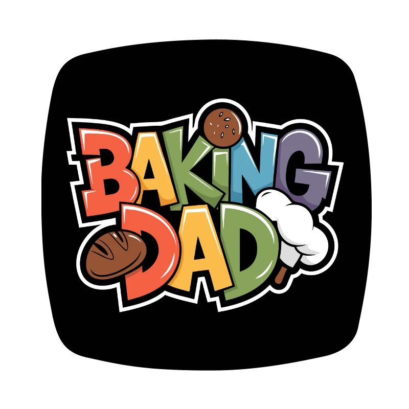 Dad is a baker Dad bakes bread