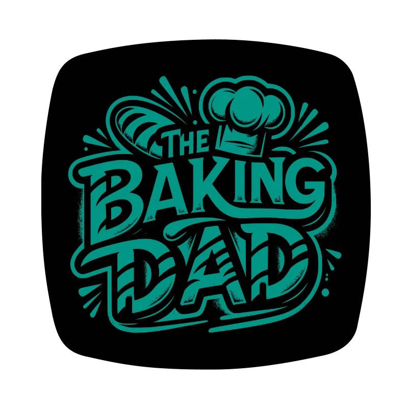 baking dad - father is a baker and bakes bread