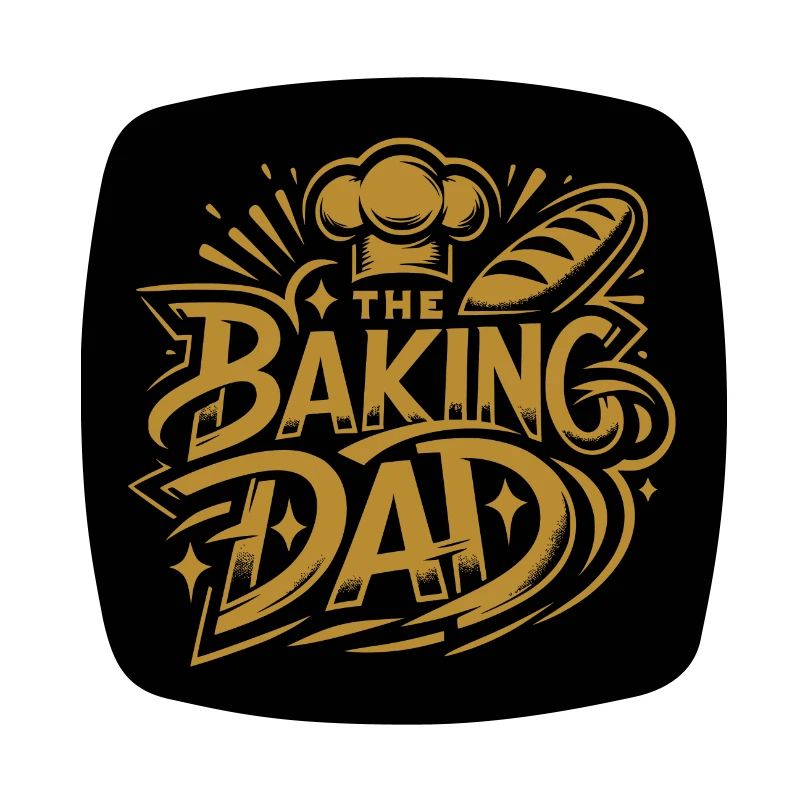 baking dad - father is a baker and bakes bread