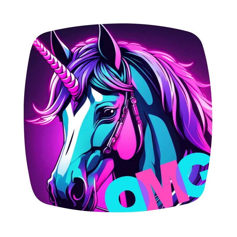 Licorne colorée