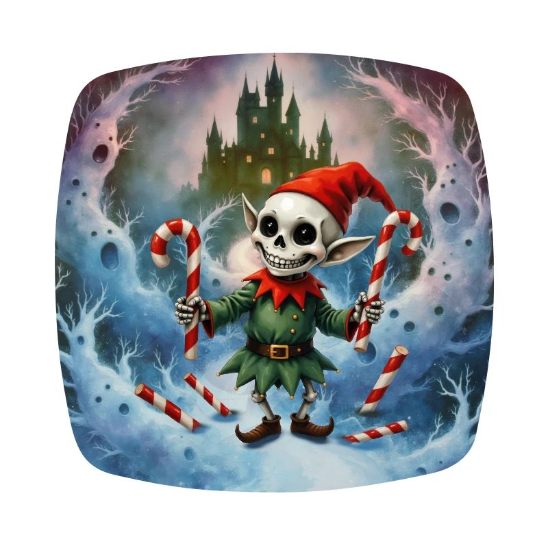 Christmas skeleton elf