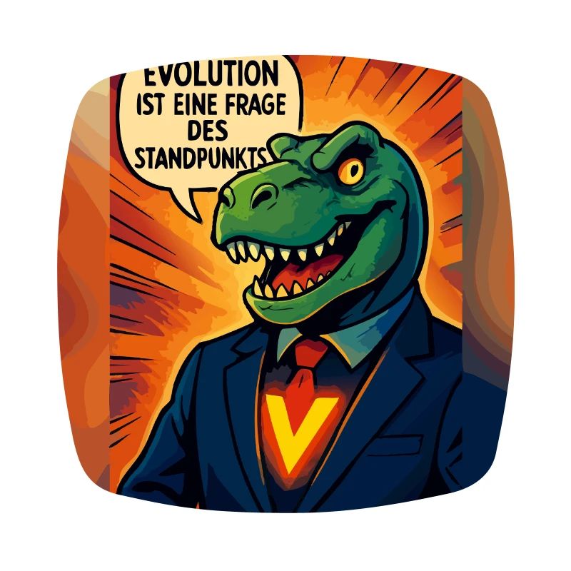 Dino en costume – l’évolution est une question d’opinion