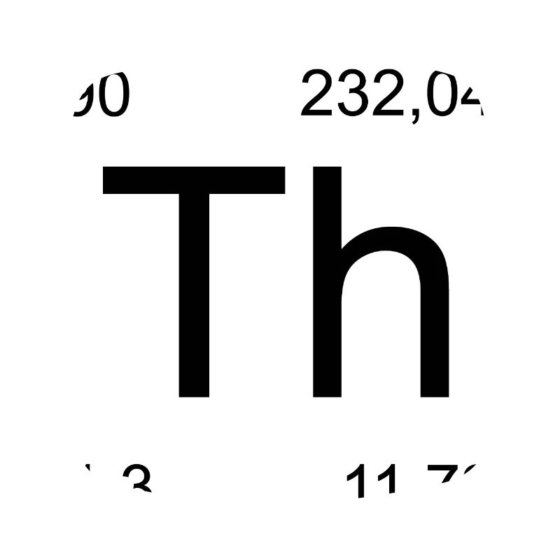 Th Thorium-Element Symbol Artwork