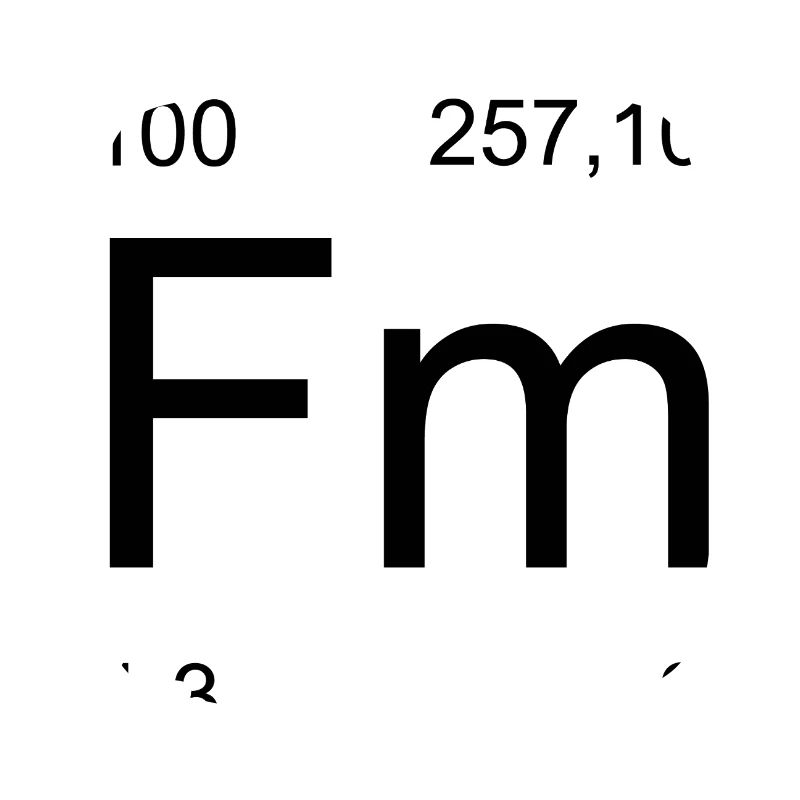 Conception de la table de période du fermium