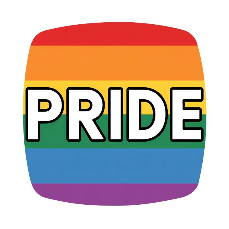 Pride - T-shirt avec drapeau arc-en-ciel queer