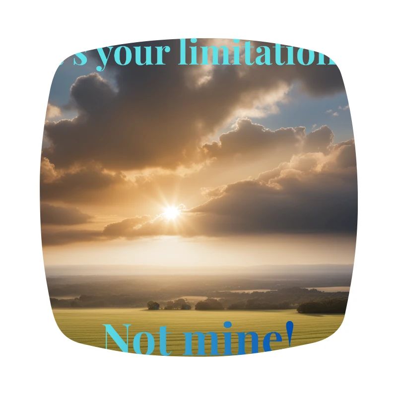 C’est ta limite. Pas à moi