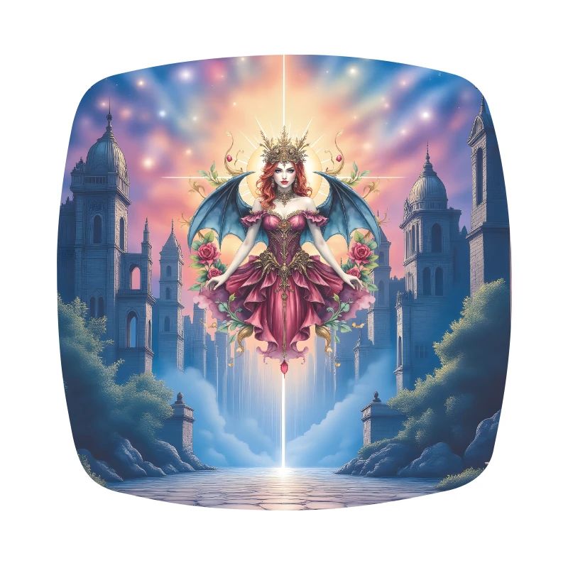 Winged Queen in Celestial Portal