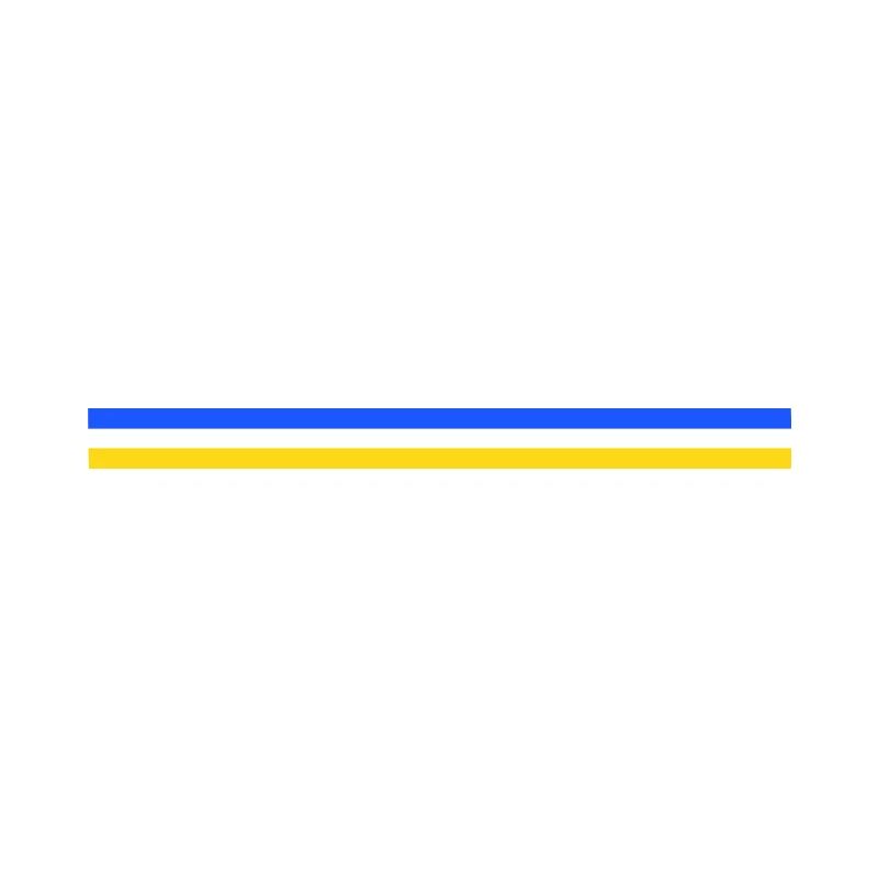 Linie oder Flagge Ukraine