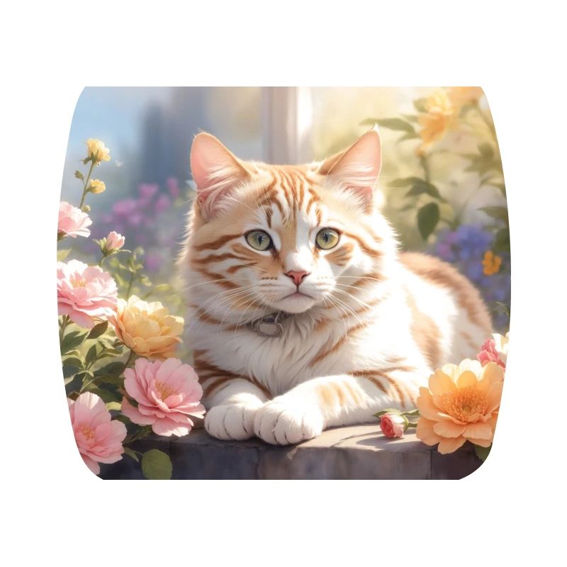 beau chat blanc