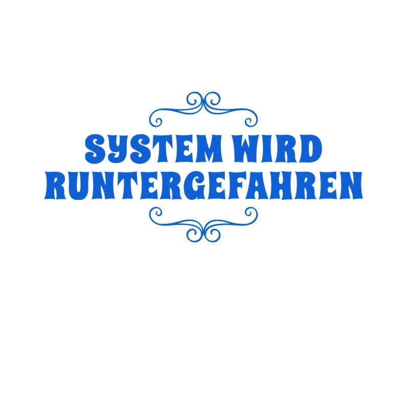 System wird heruntergefahren