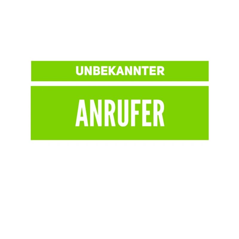 wer ruft da an?