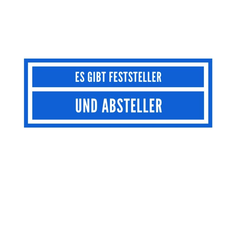 vor dir steht ein Macher