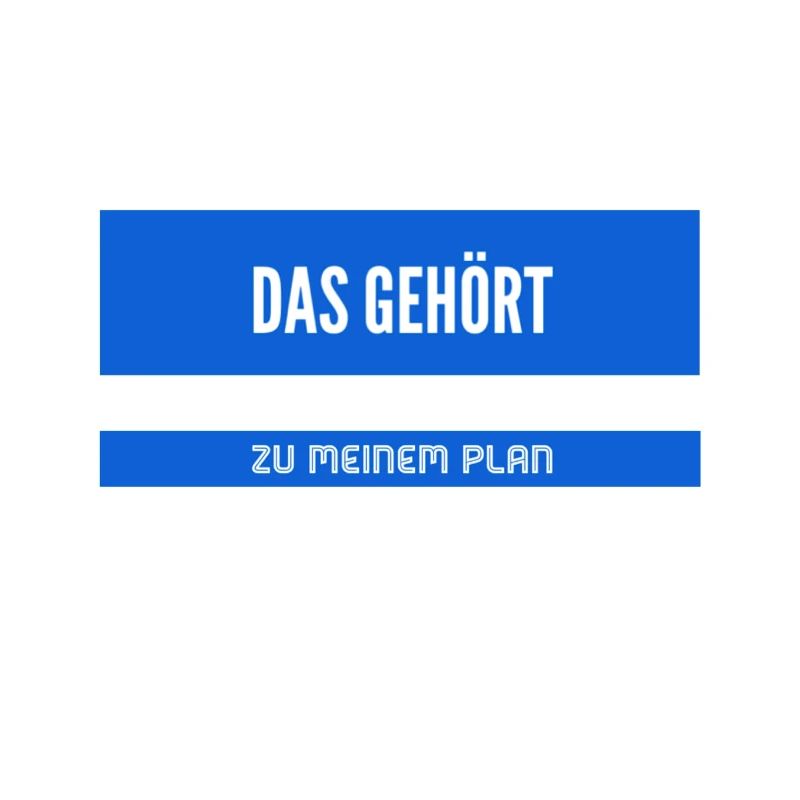 Teil meines Planes