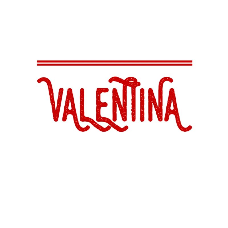 vor dir steht eine Valentinsfrau