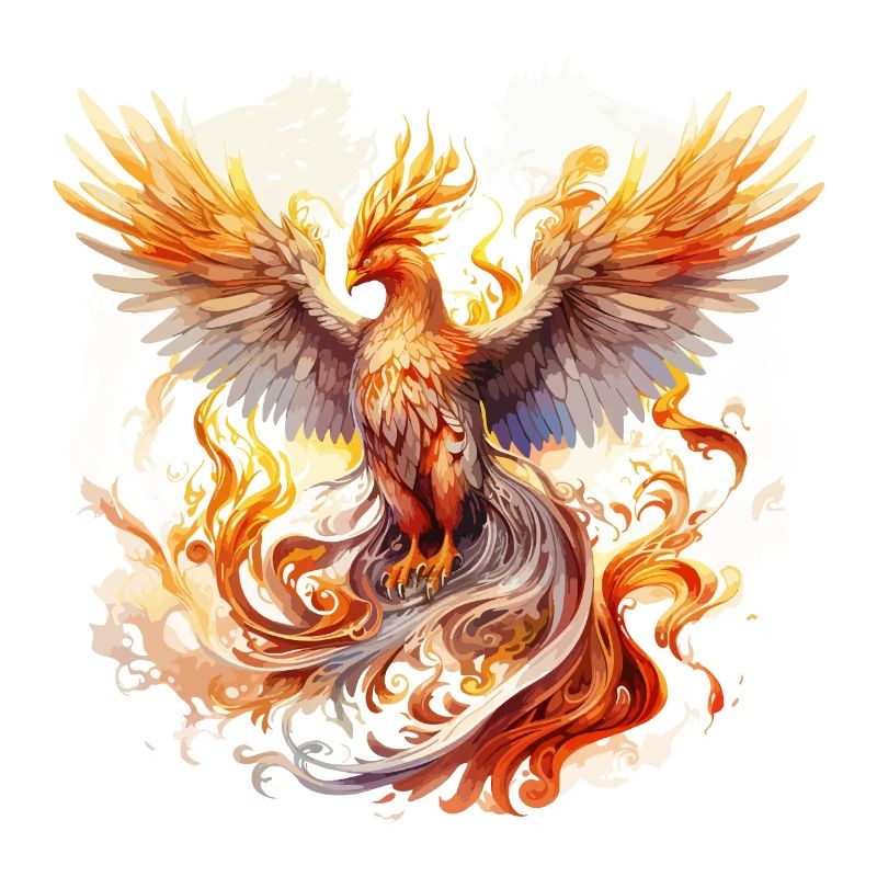 Phoenix, Phoenix, Fire, Flames, Bird, Mythology