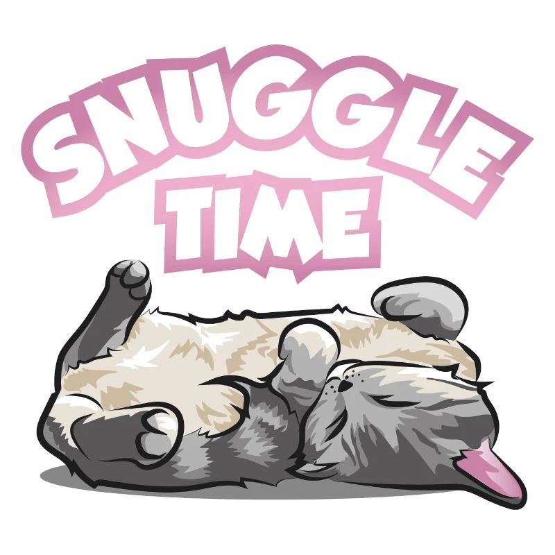 Câlin temps chat mignon chat endormi chatte