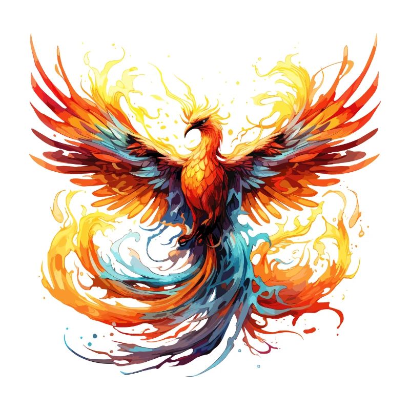 Phoenix, Phoenix, Fire, Flames, Bird, Mythology