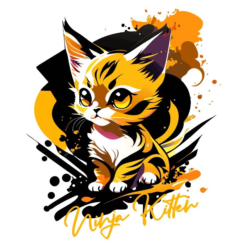 kitten, ninja kitten