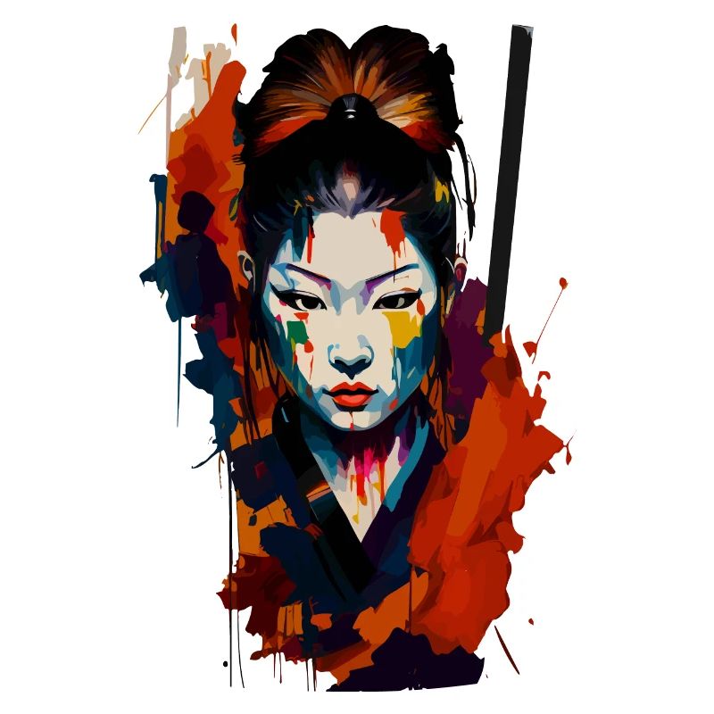 Samurai Warrior – Flashy Splash Art