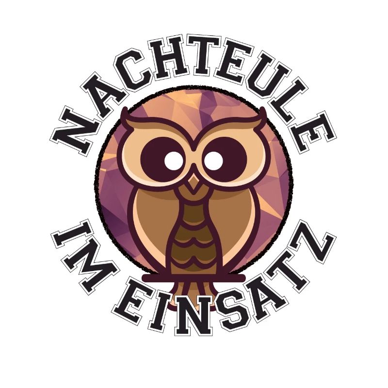 Nachteule im Einsatz Nachtdienst Eule