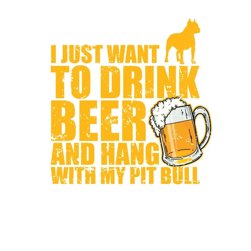 Il suffit de boire de la bière et de traîner avec mon pitbull