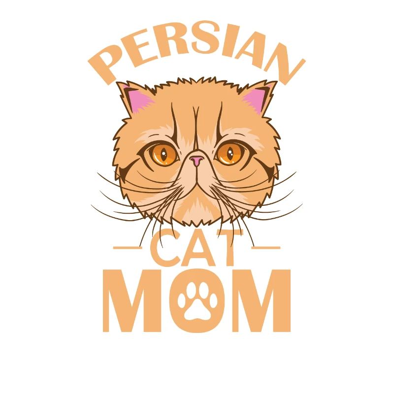 Chat persan Maman Chat domestique Race d’animal de compagnie