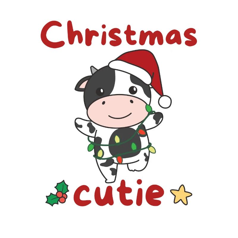 Vache Noël Vaches Mignon de Noël