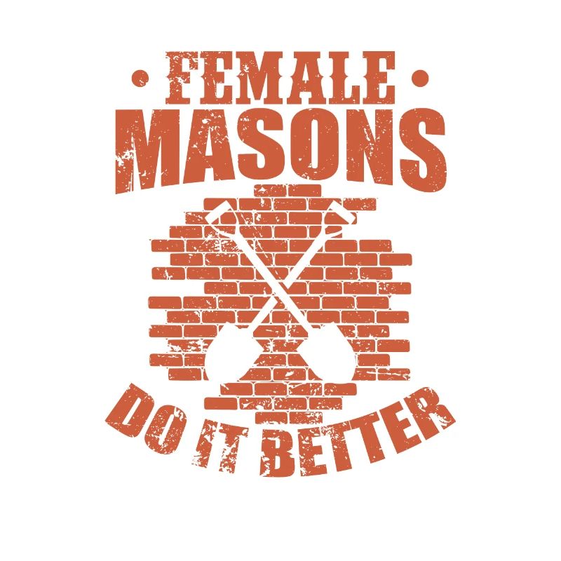 Female Masons do it Better Handwerker Beruf
