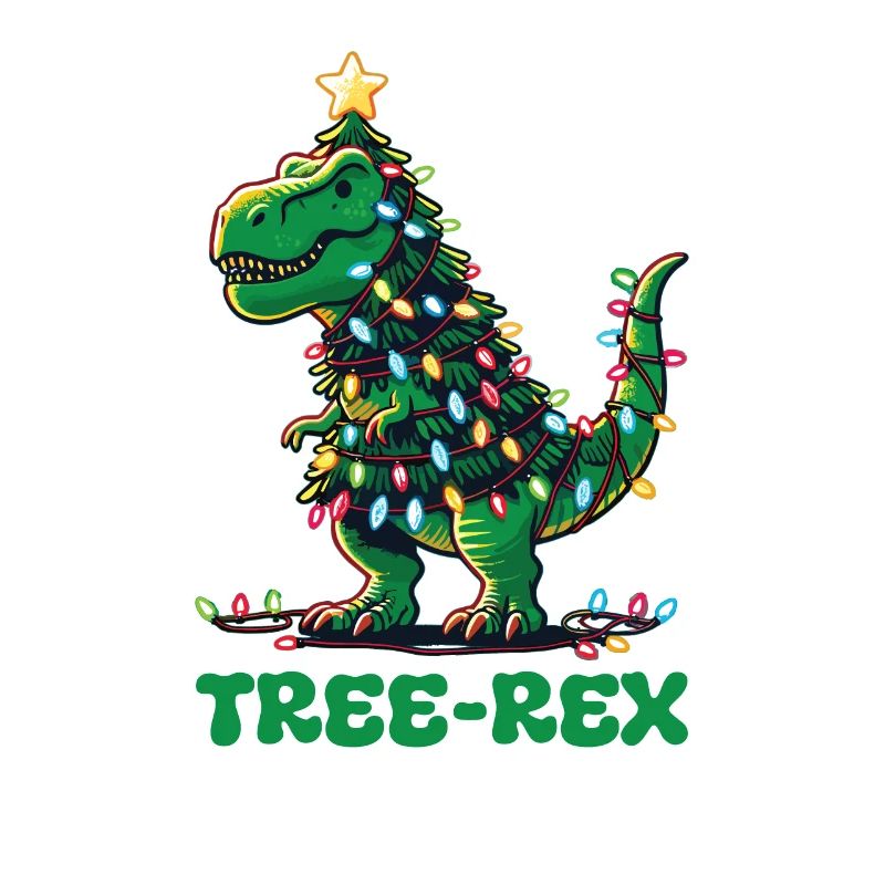 Tree-Rex Funny Dinosaur Pun T-Rex