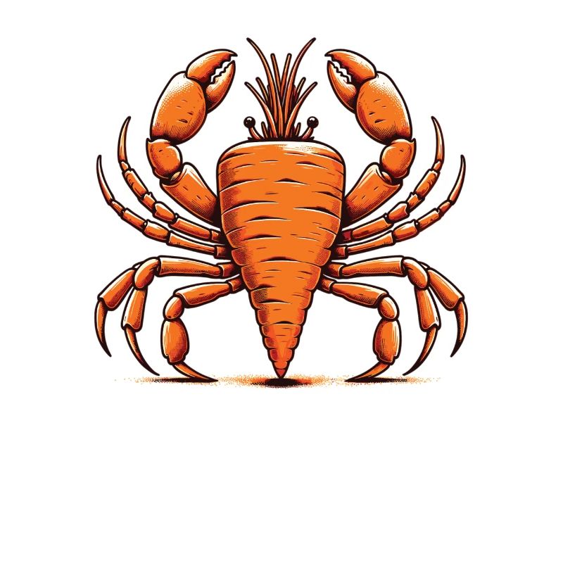 Carottes Crabe Drôle D’animal À Base de Légumes