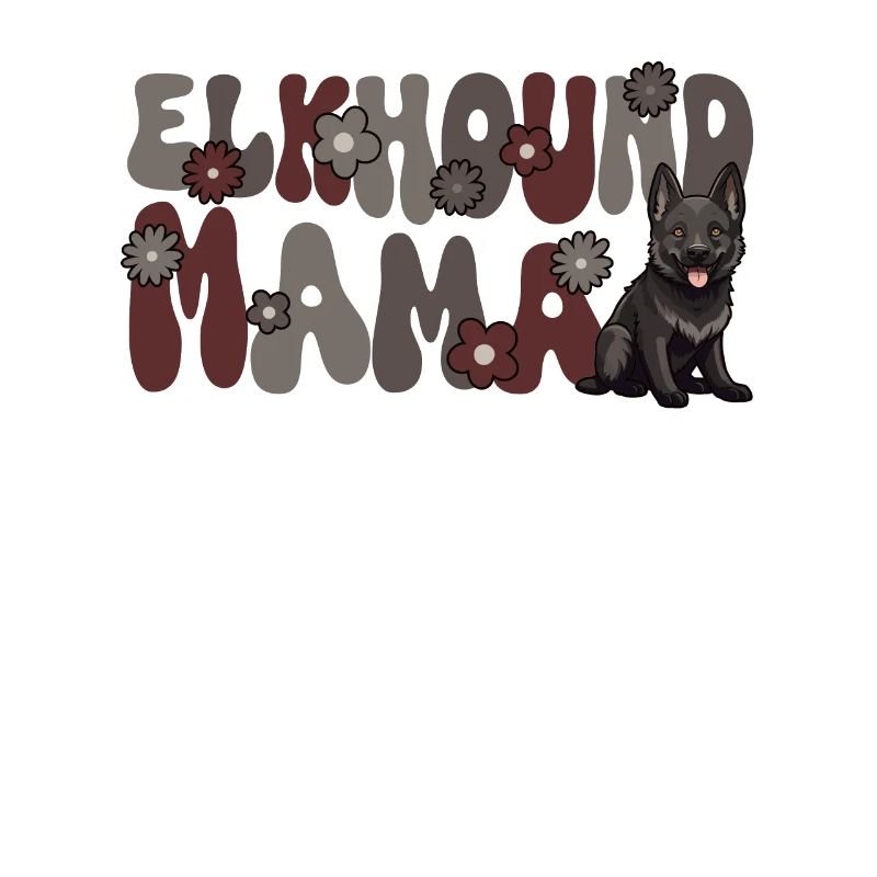 Norwegian Elkhound Groovy Elkhound Mom