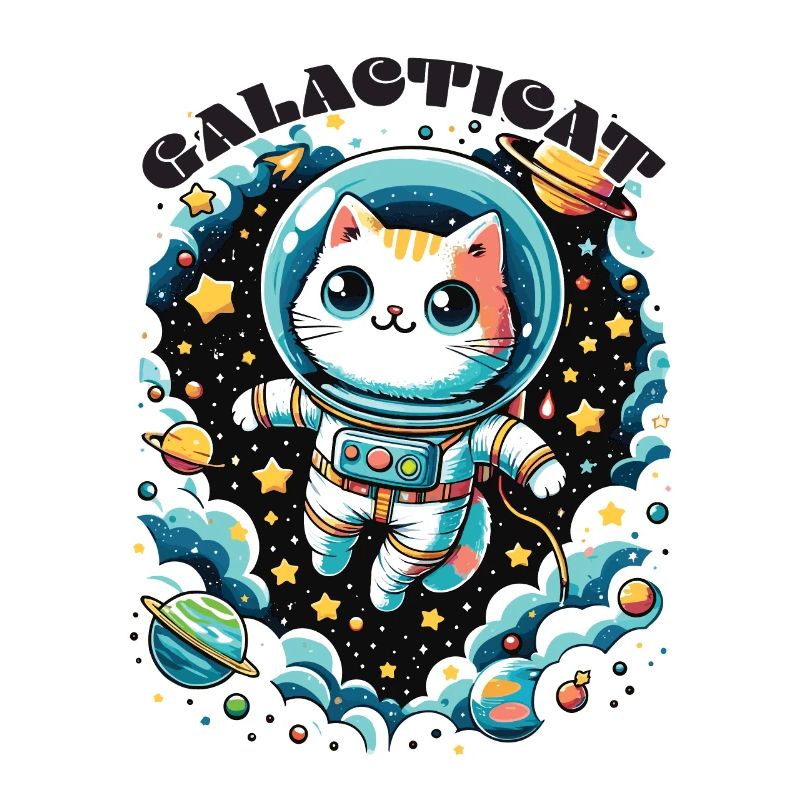 Galacticat chaton astronaute chat de l’espace