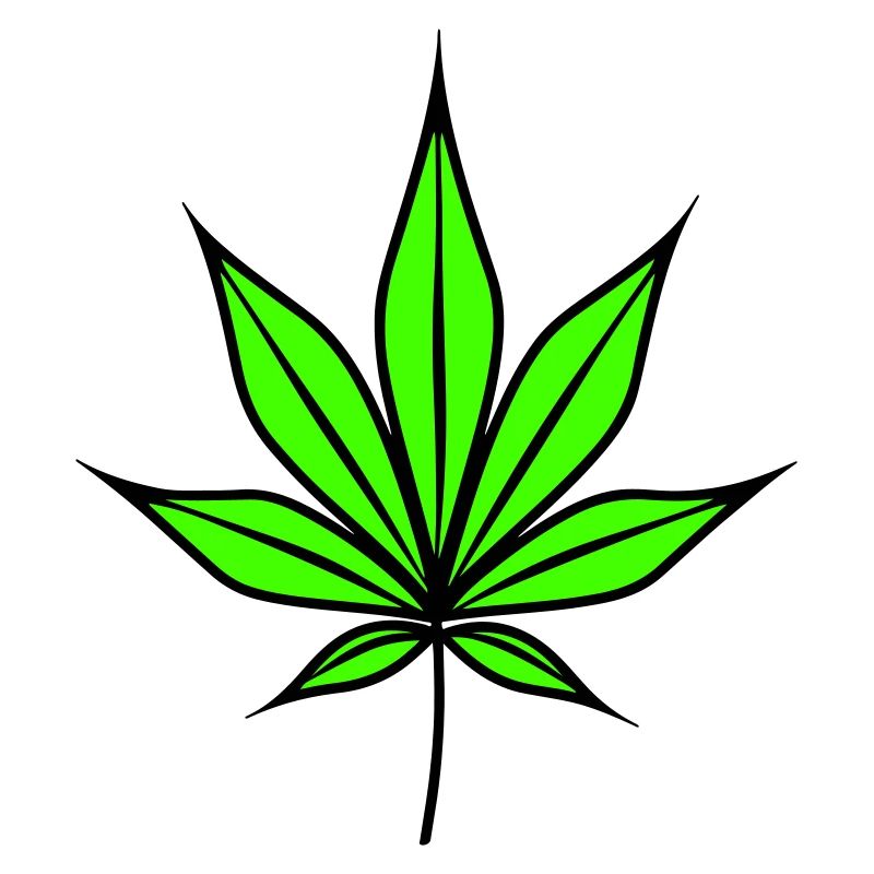 Hanfblatt Weed Hanf Symbol