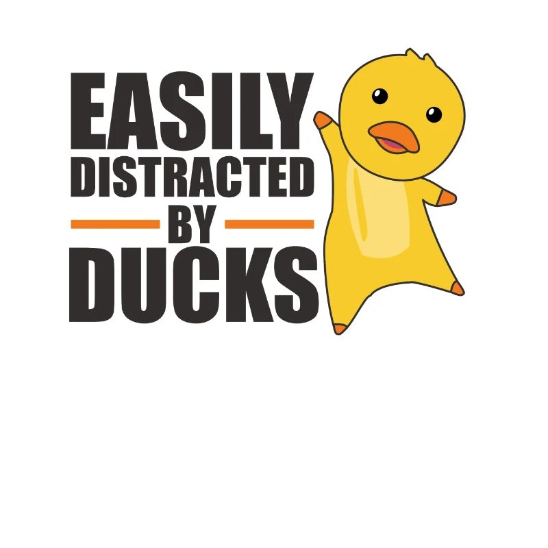Easily distracted by ducks - cute duck