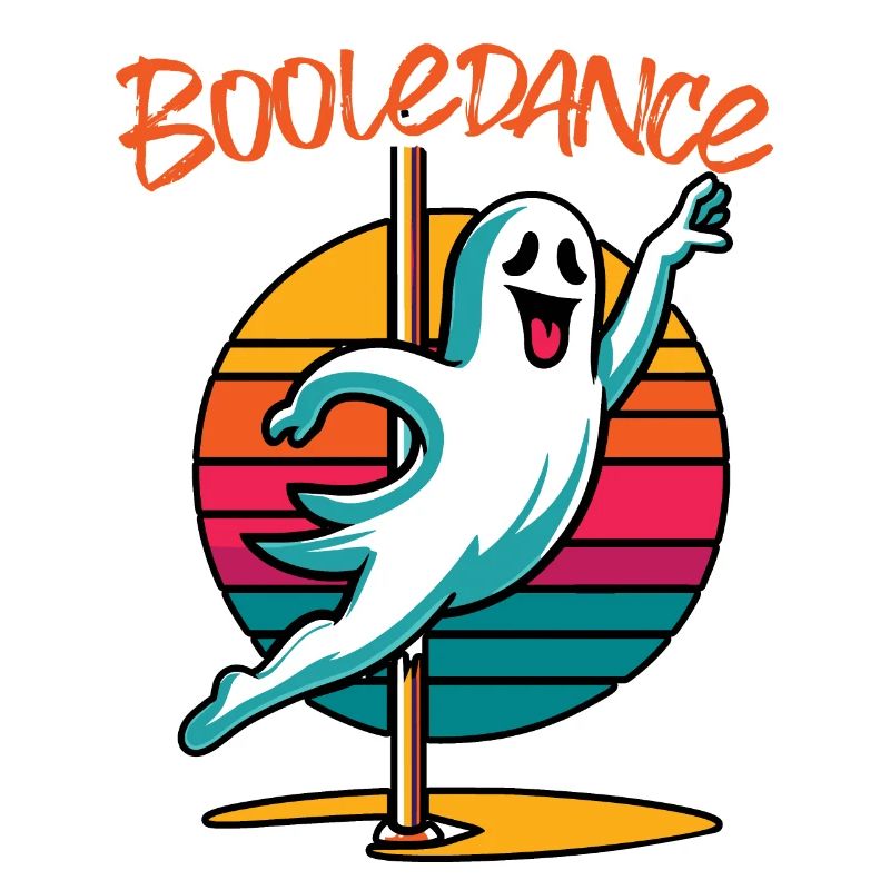 Danse booléenne drôle disant Pole Dance Ghost