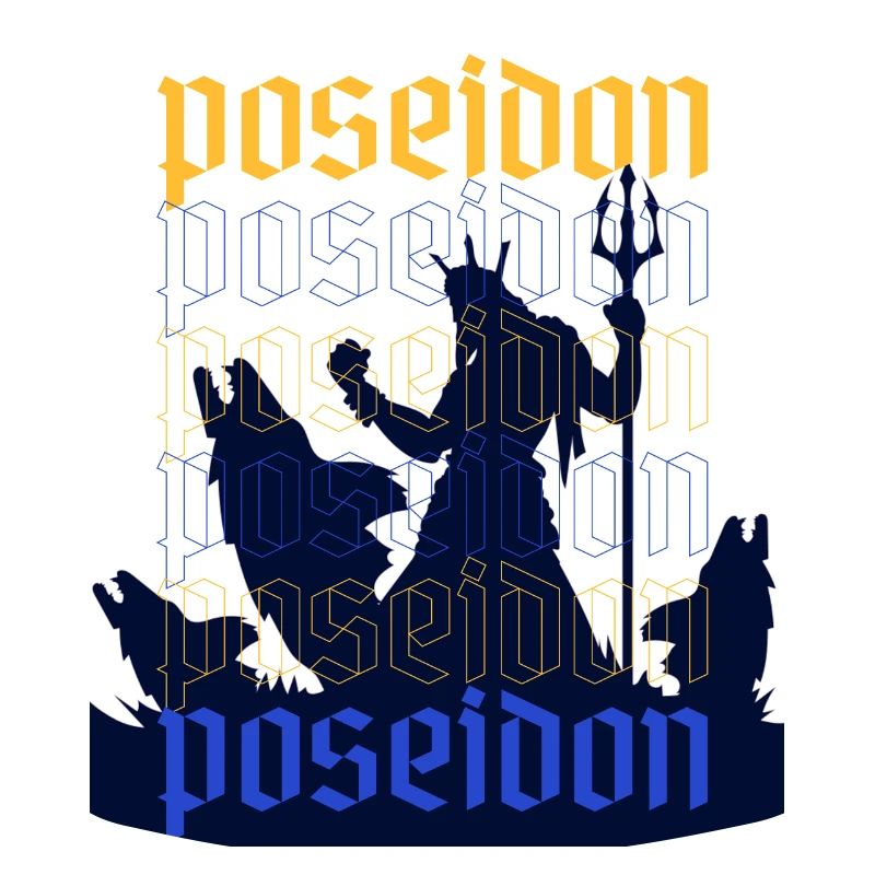 Poseidon griechischer Gott des Meeres