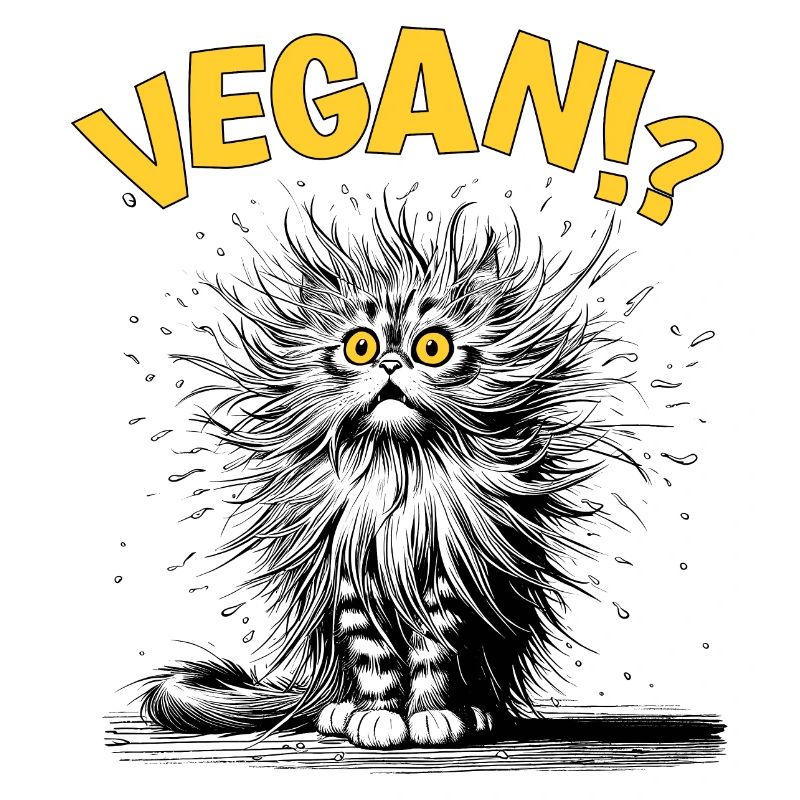 Cat vegan, Comic