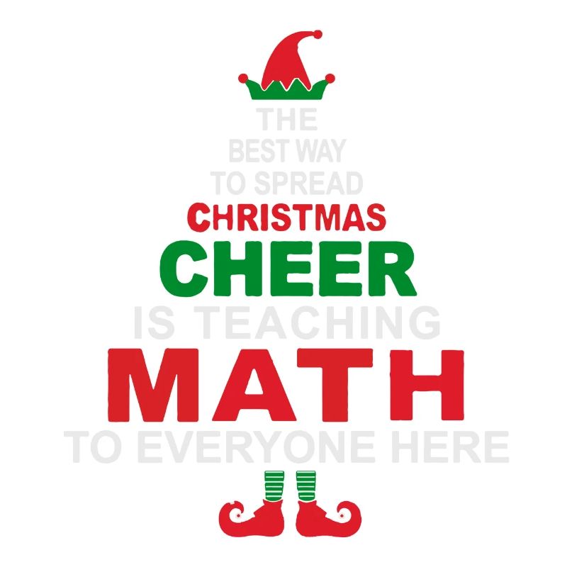 Chemise de Noël pour professeur de maths