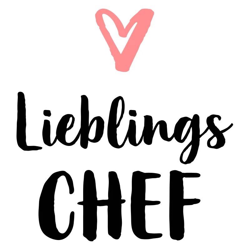 Lieblings Chef Herz Geschenk