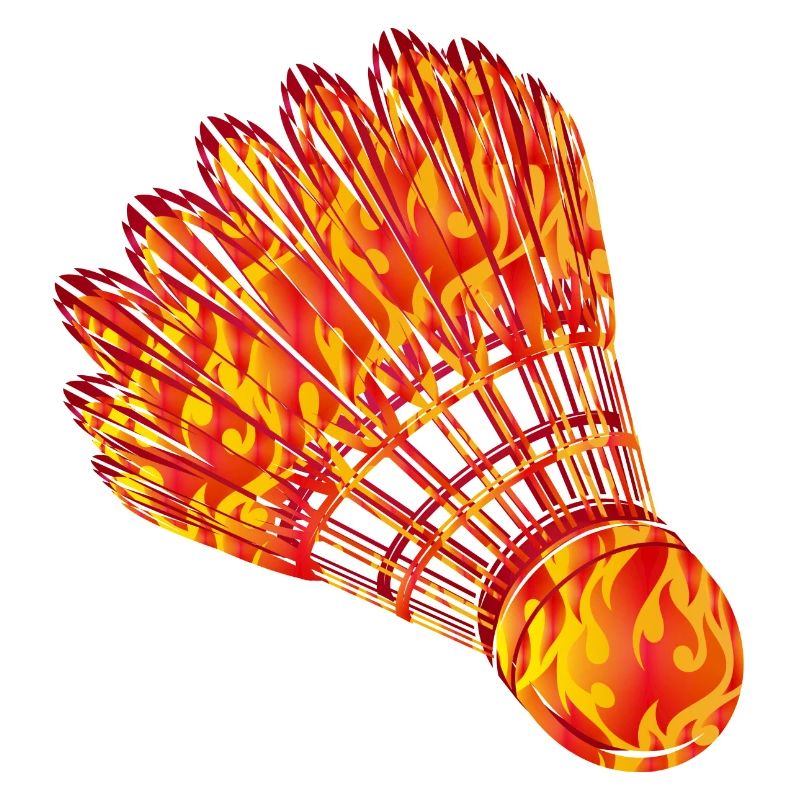 Badminton Badminton Fire Dessin