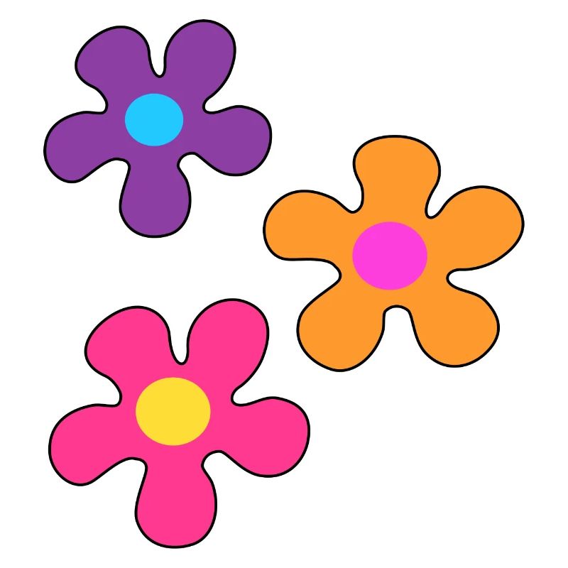 Fleurs hippie