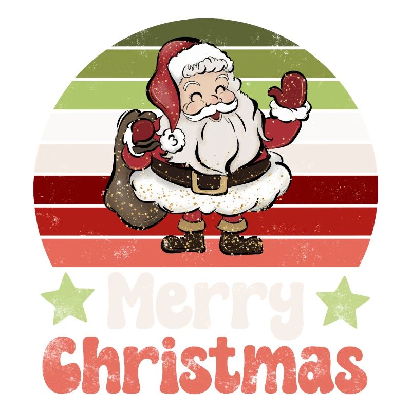 Weihnachtsmann Nikolaus Vintage Nostalgisch