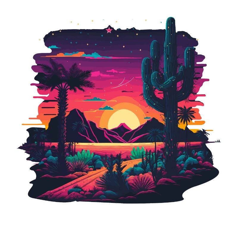 Neonlandschaft