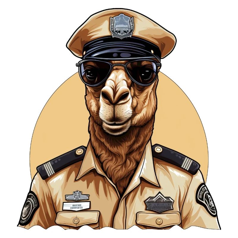 Kamel Polizist