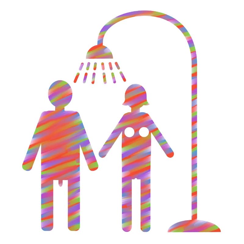 Douches dans la douche